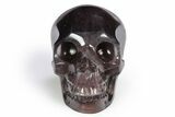 Realistic Banded Fluorite Skull #382269-1